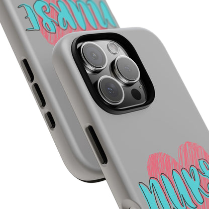 Nurse Heart Tough Phone Case — Cute Protective Phone Cover for Nurses