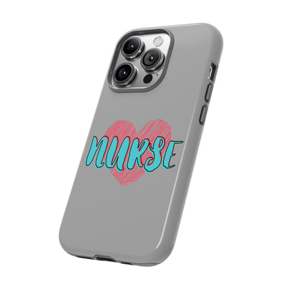 Nurse Heart Tough Phone Case — Cute Protective Phone Cover for Nurses