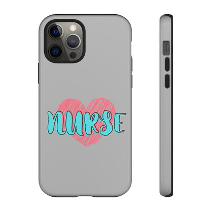 Nurse Heart Tough Phone Case — Cute Protective Phone Cover for Nurses