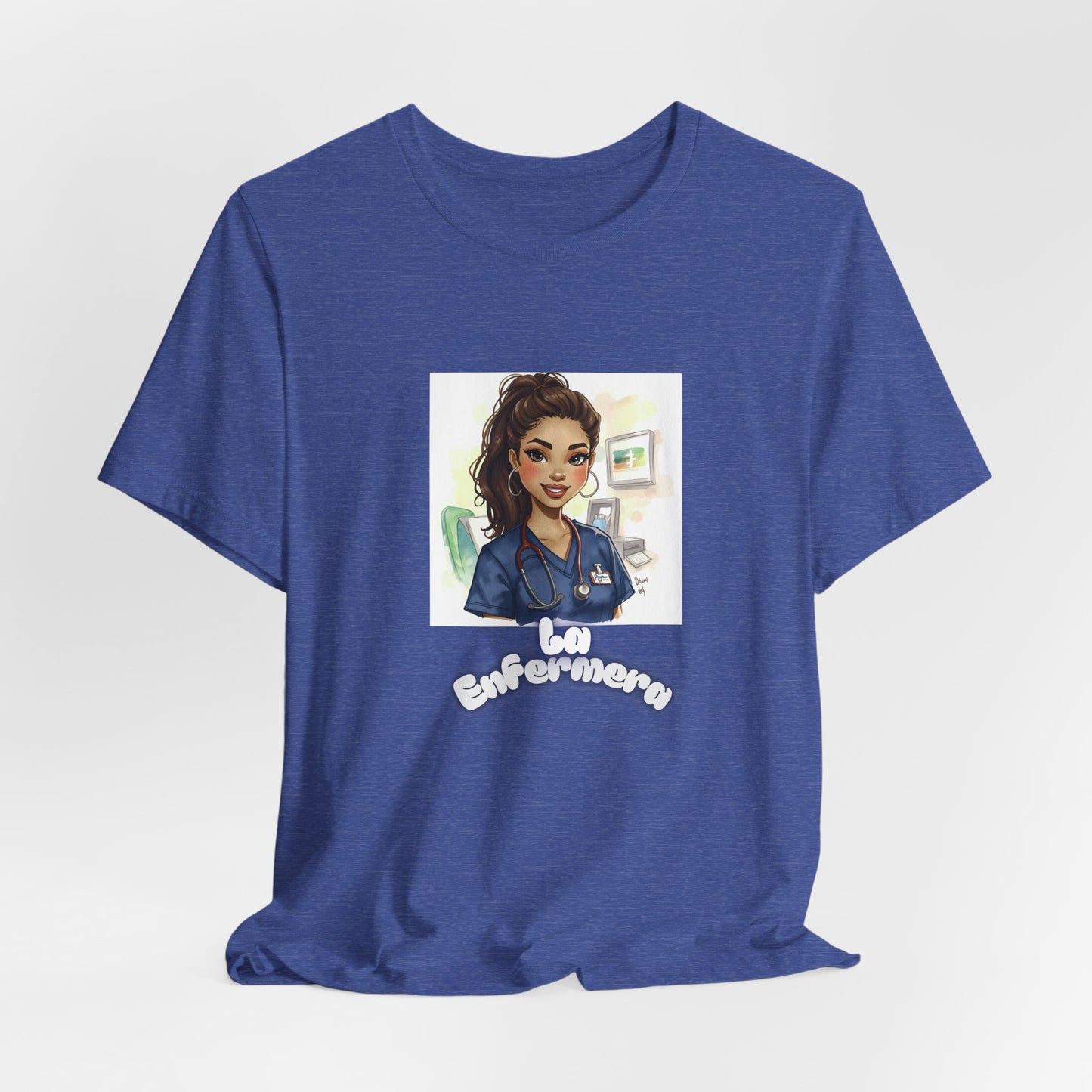 Nurse Empowerment Tee – Cute Female Nurse Illustration
