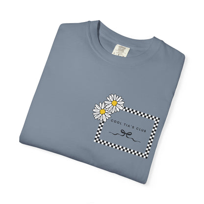 Daisy Checkerboard T-Shirt – "Cool Tia's Club" Graphic Tee