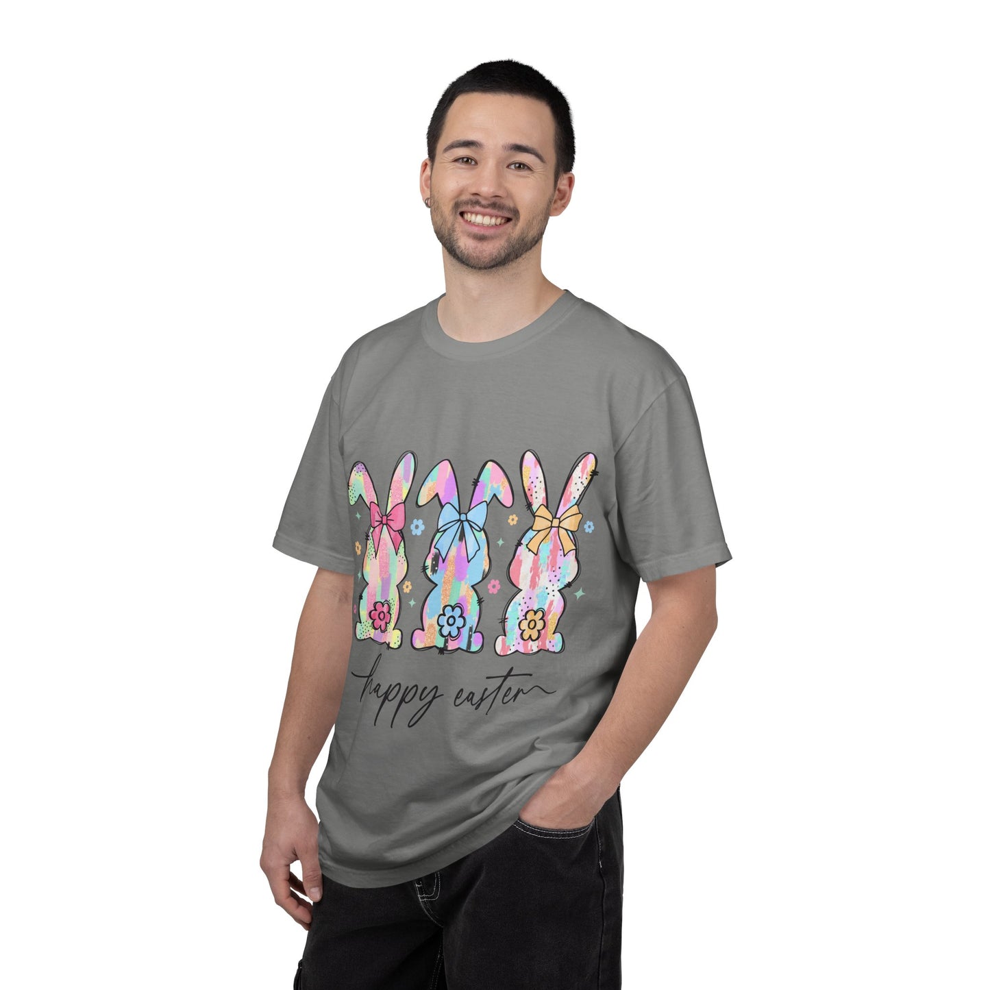 Happy Easter Unisex Garment-Dyed T-shirt