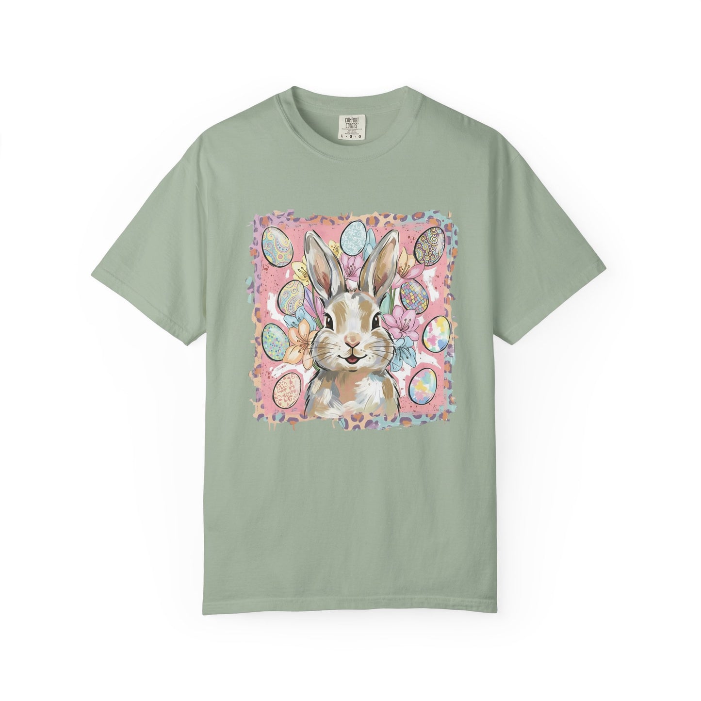 Easter Bunny Watercolor T-Shirt — Pastel Egg Spring Tee