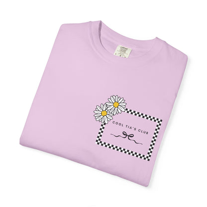Daisy Checkerboard T-Shirt – "Cool Tia's Club" Graphic Tee