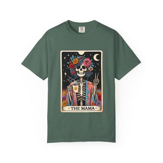 Skull Tarot 'The Mama' T-Shirt — Boho Gothic Mother's Day Tee