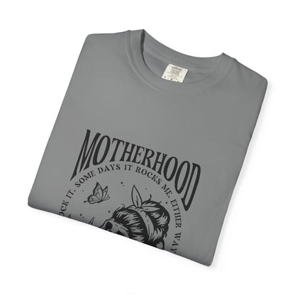 Motherhood Skull T‑Shirt — Vintage Mom Graphic Tee