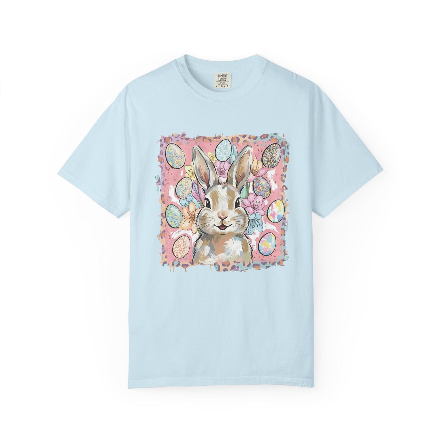 Easter Bunny Watercolor T-Shirt — Pastel Egg Spring Tee