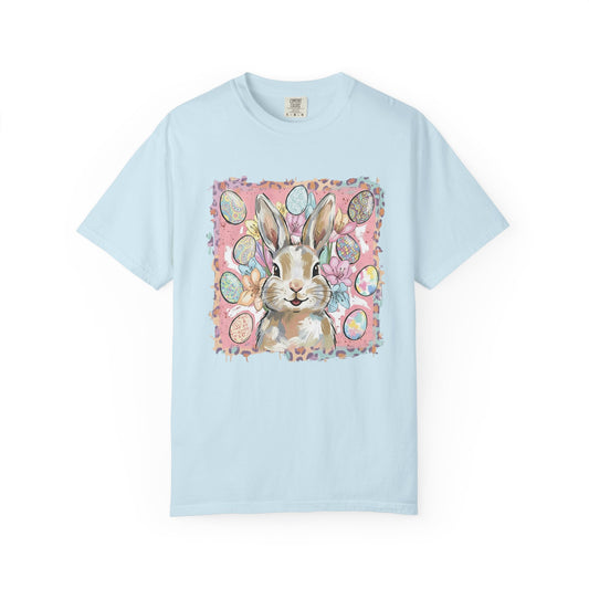 Easter Bunny Watercolor T-Shirt — Pastel Egg Spring Tee