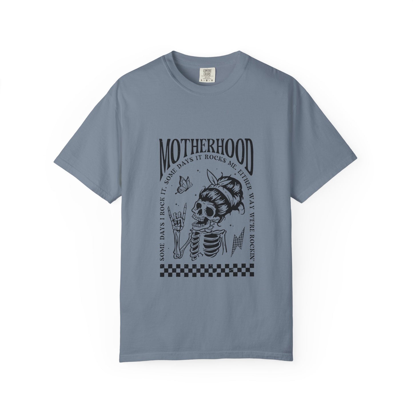 Motherhood Skull T‑Shirt — Vintage Mom Graphic Tee