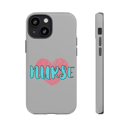 Nurse Heart Tough Phone Case — Cute Protective Phone Cover for Nurses