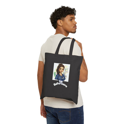 Tote Bag — "La Enfermera" Canvas Tote