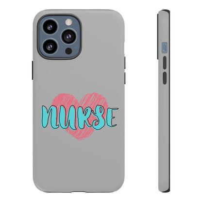 Nurse Heart Tough Phone Case — Cute Protective Phone Cover for Nurses