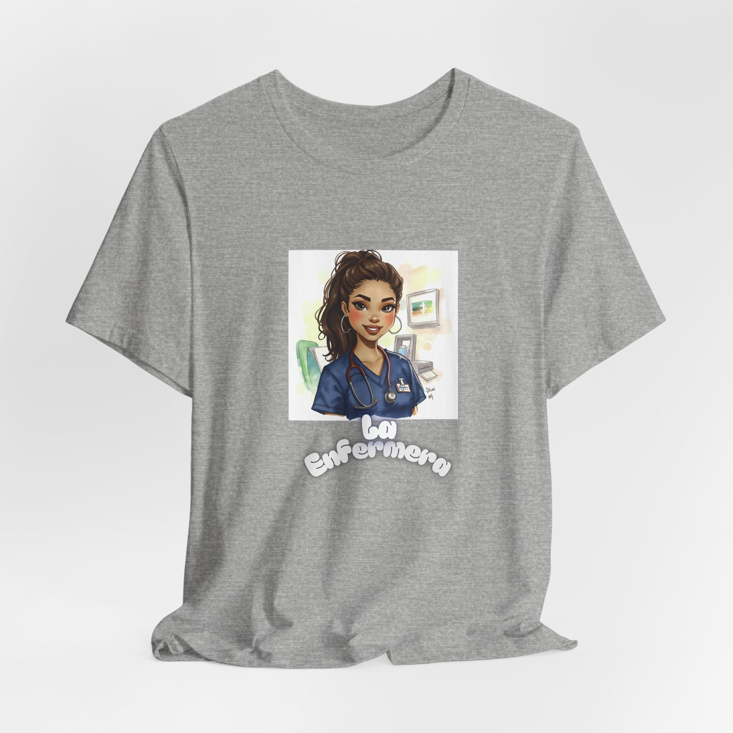 Nurse Empowerment Tee – Cute Female Nurse Illustration