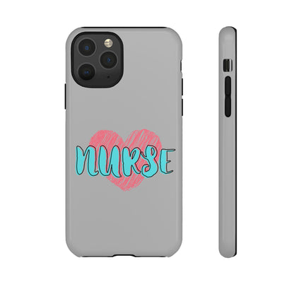 Nurse Heart Tough Phone Case — Cute Protective Phone Cover for Nurses