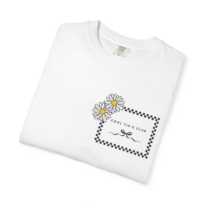 Daisy Checkerboard T-Shirt – "Cool Tia's Club" Graphic Tee