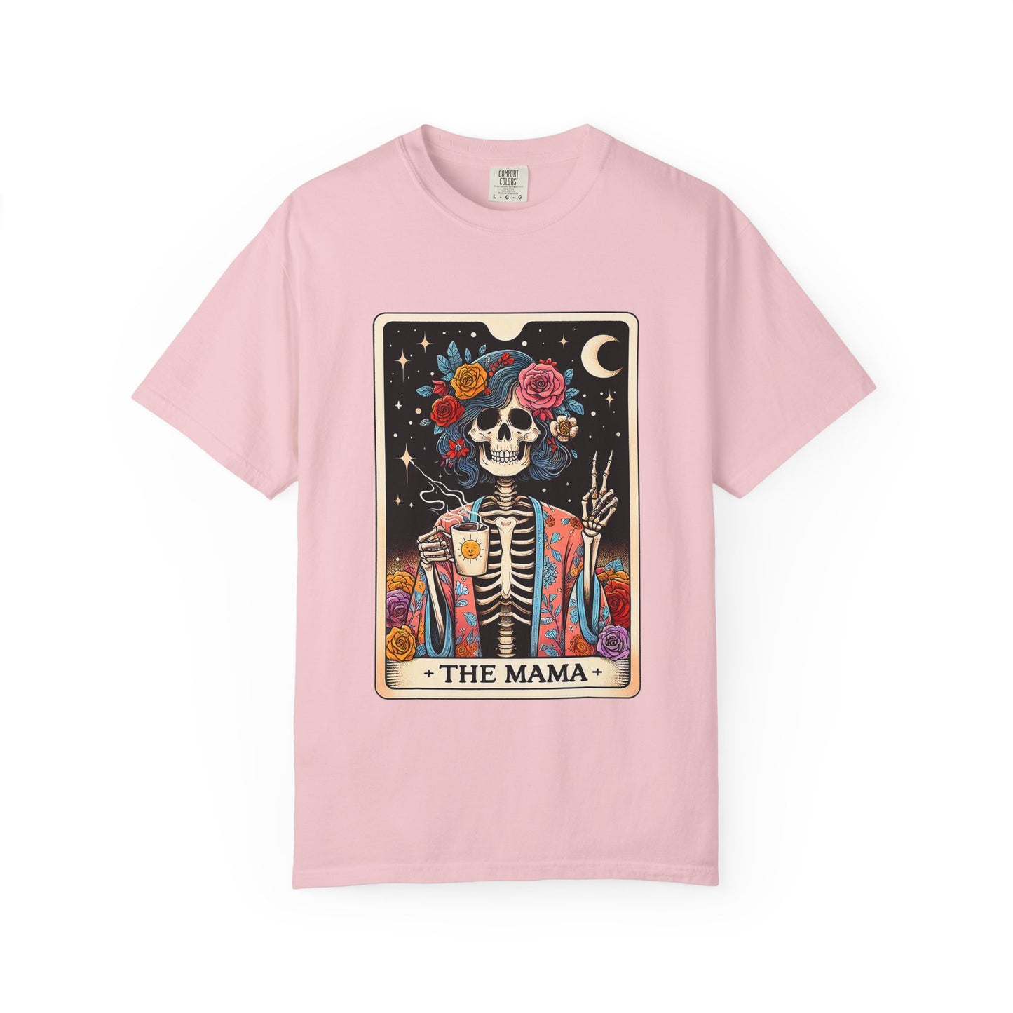 Skull Tarot 'The Mama' T-Shirt — Boho Gothic Mother's Day Tee