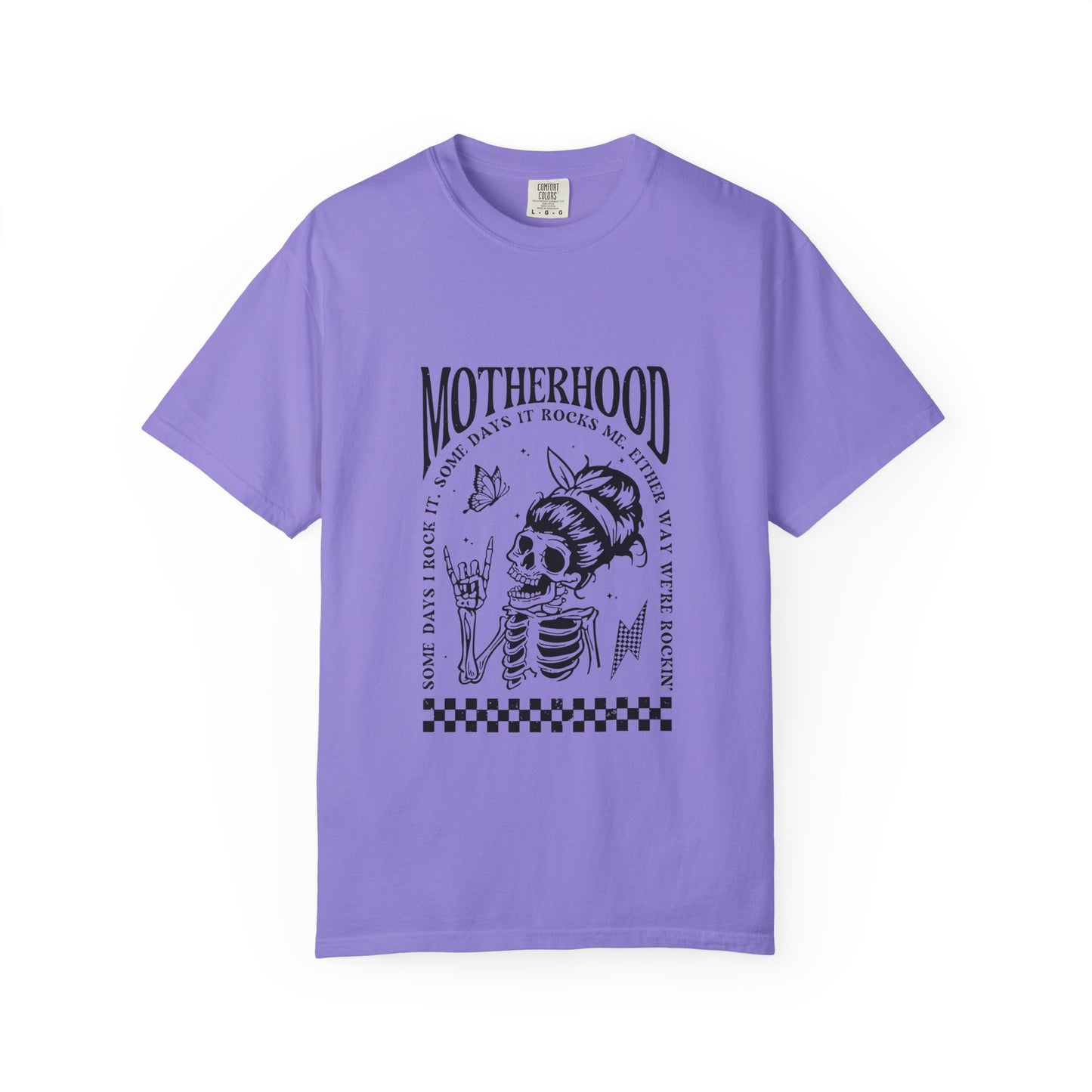 Motherhood Skull T‑Shirt — Vintage Mom Graphic Tee