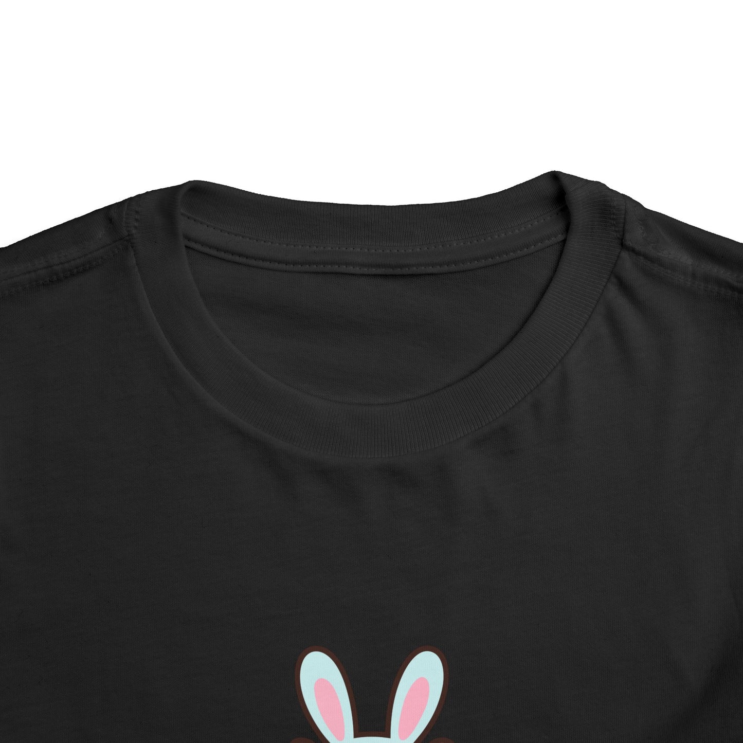 Toddler Tee — Cute Capybara Holding Easter Egg | "Happy Easter" Kids Shirt