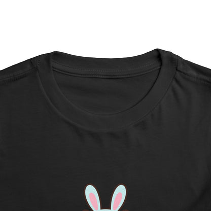 Toddler Tee — Cute Capybara Holding Easter Egg | "Happy Easter" Kids Shirt