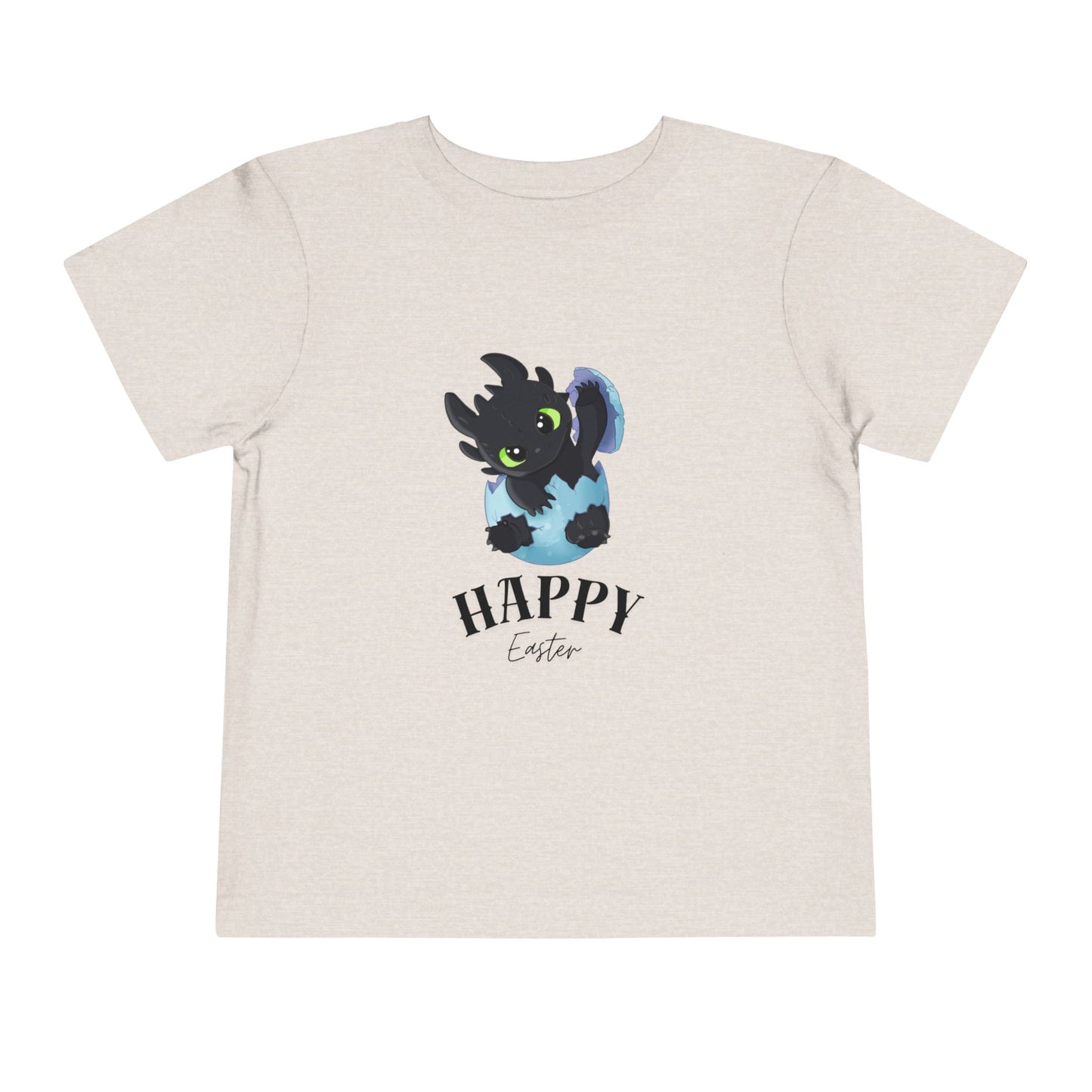 Toddler Tee — Cute Toothless 'Happy Easter' Kids Shirt