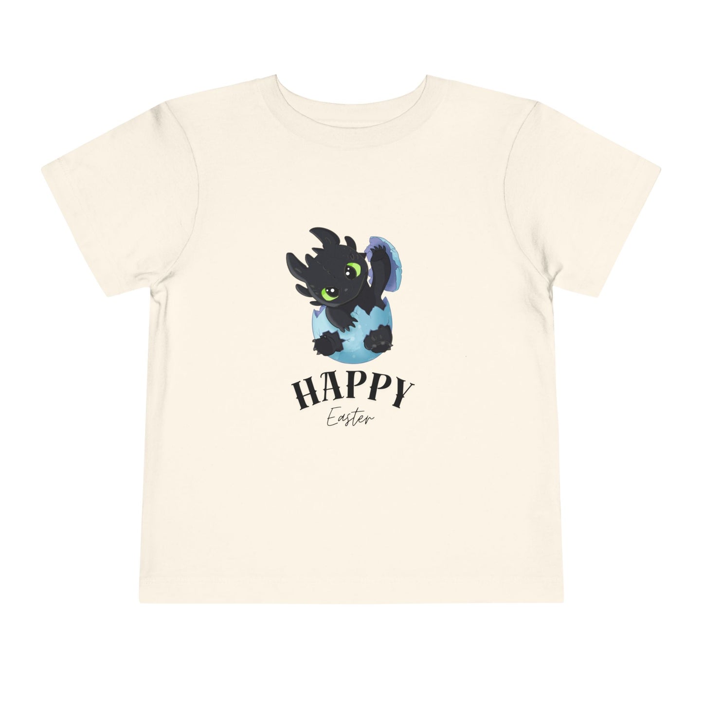 Toddler Tee — Cute Toothless 'Happy Easter' Kids Shirt