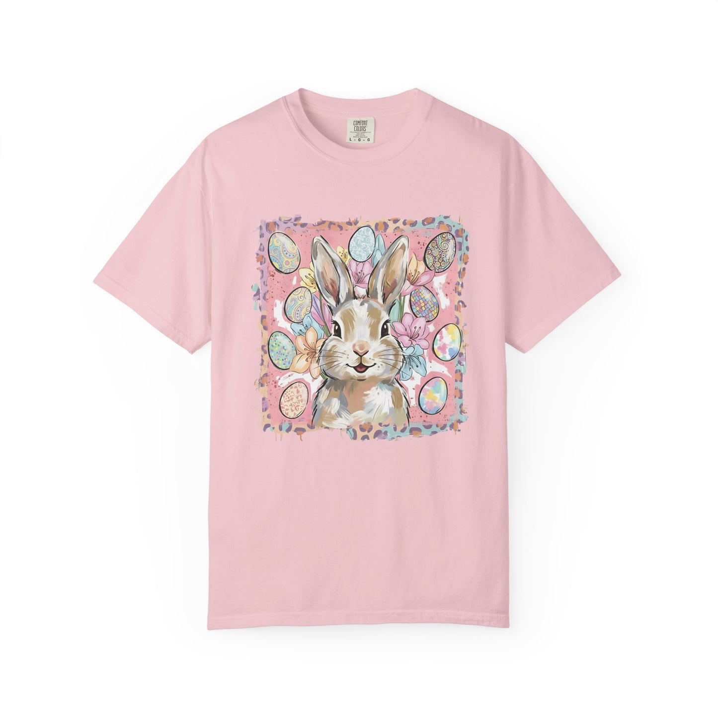 Easter Bunny Watercolor T-Shirt — Pastel Egg Spring Tee