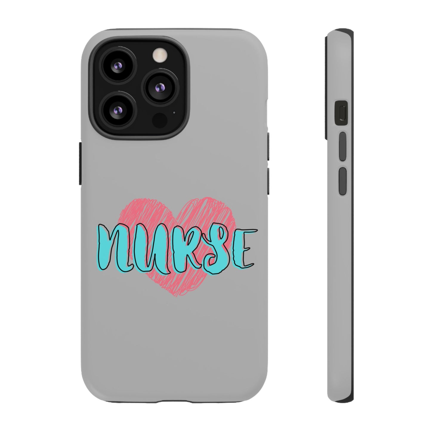 Nurse Heart Tough Phone Case — Cute Protective Phone Cover for Nurses