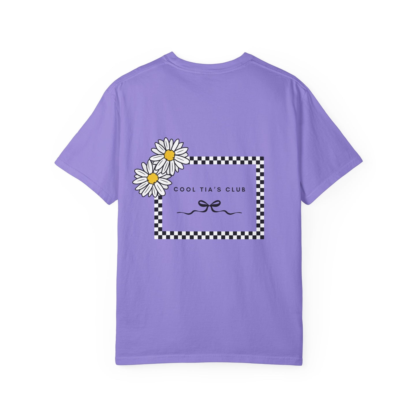 Daisy Checkerboard T-Shirt – "Cool Tia's Club" Graphic Tee