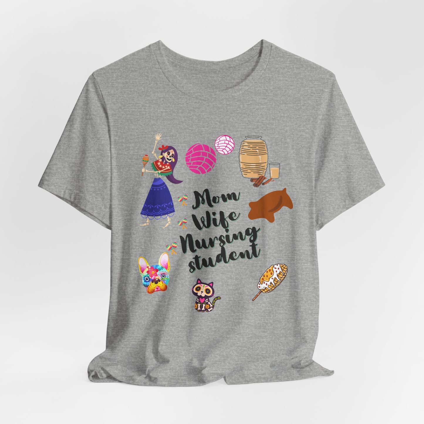Mom Wife Nursing Student T‑Shirt — Nursing Student Gift Tee