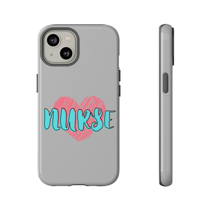 Nurse Heart Tough Phone Case — Cute Protective Phone Cover for Nurses