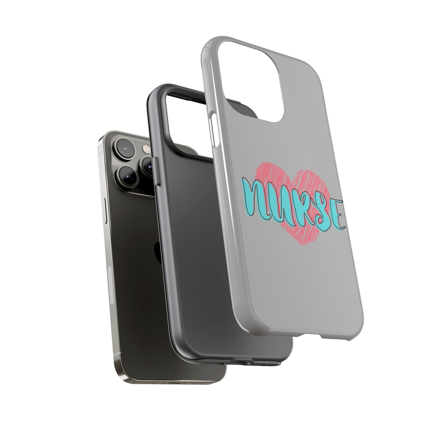 Nurse Heart Tough Phone Case — Cute Protective Phone Cover for Nurses