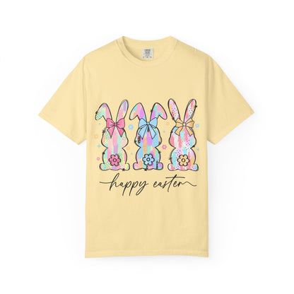 Happy Easter Unisex Garment-Dyed T-shirt