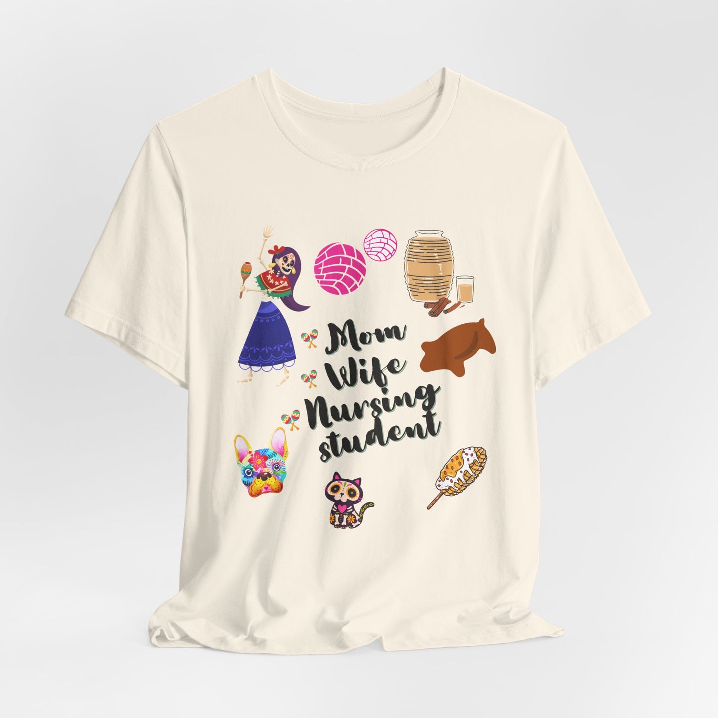 Mom Wife Nursing Student T‑Shirt — Nursing Student Gift Tee