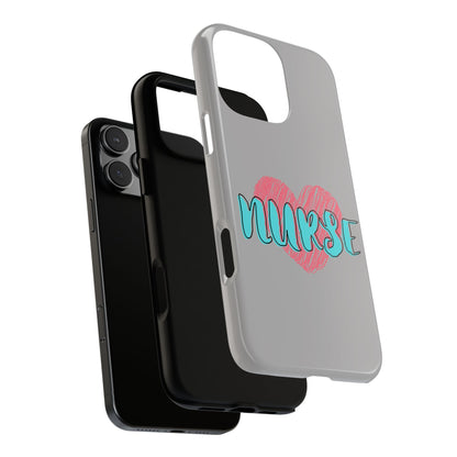 Nurse Heart Tough Phone Case — Cute Protective Phone Cover for Nurses