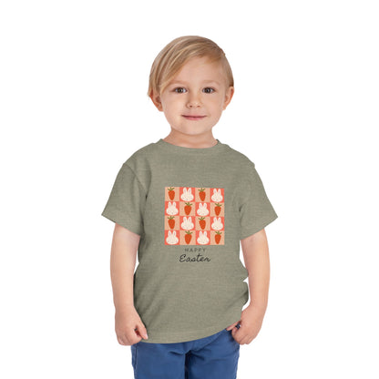 Toddler Tee — Happy Easter Bunny & Carrot Patch Kids Shirt