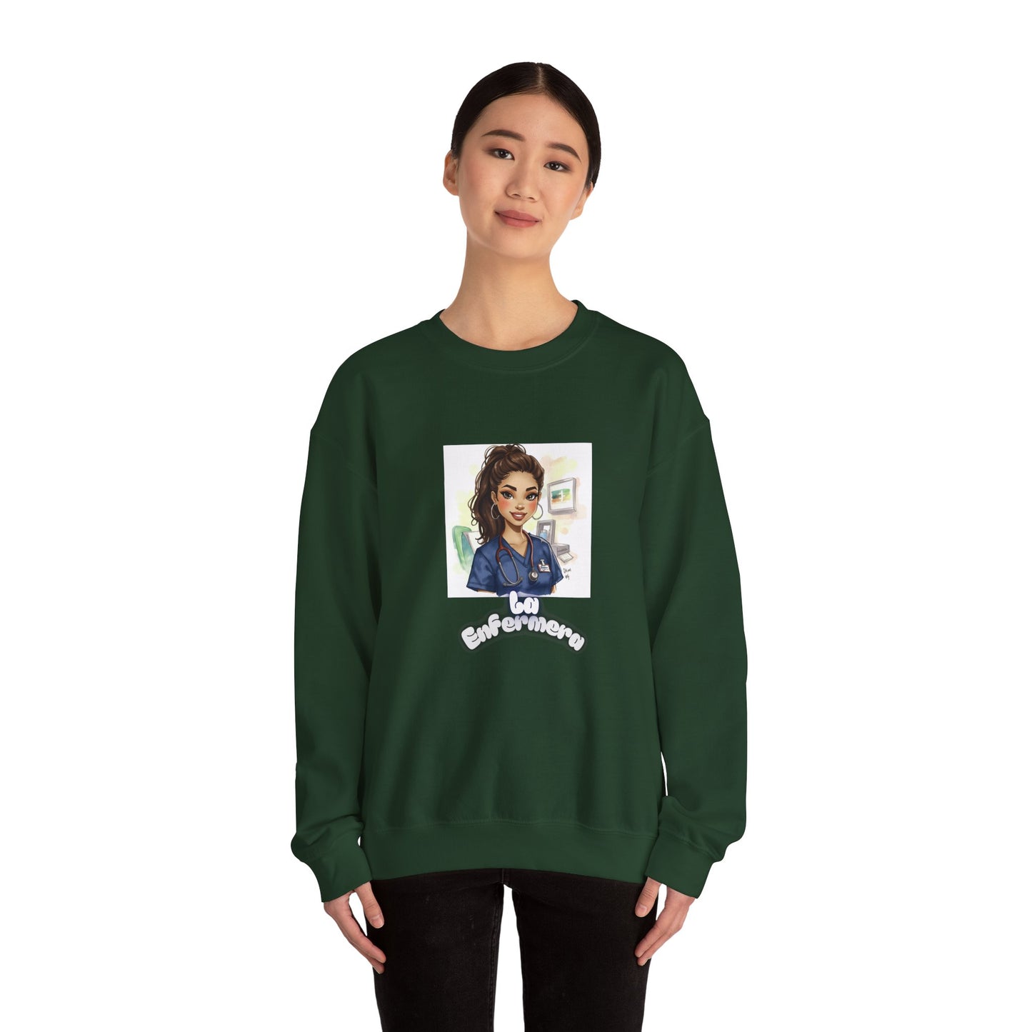 La Enfermera Crewneck Sweatshirt