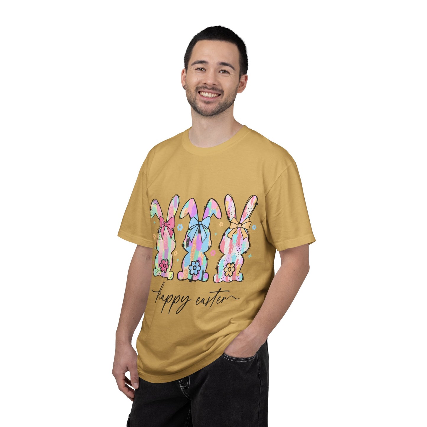 Happy Easter Unisex Garment-Dyed T-shirt