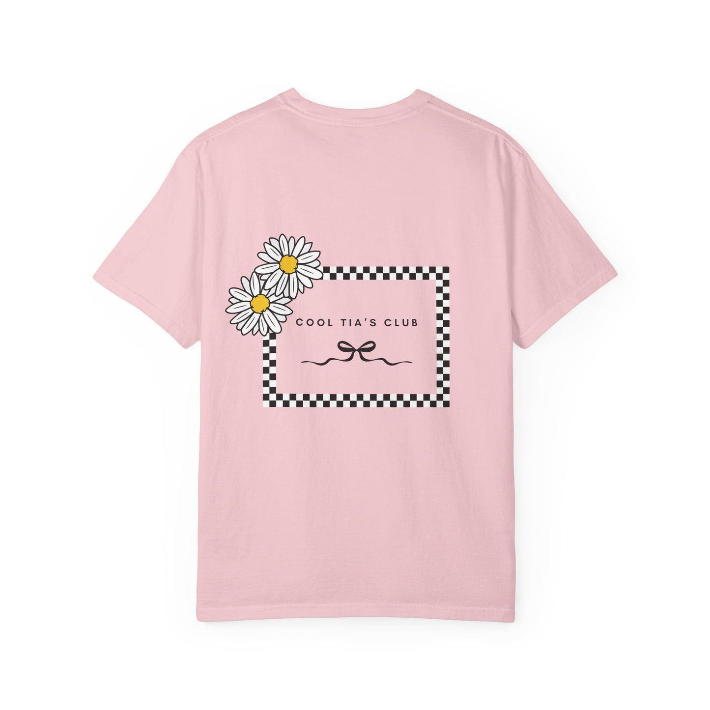 Daisy Checkerboard T-Shirt – "Cool Tia's Club" Graphic Tee