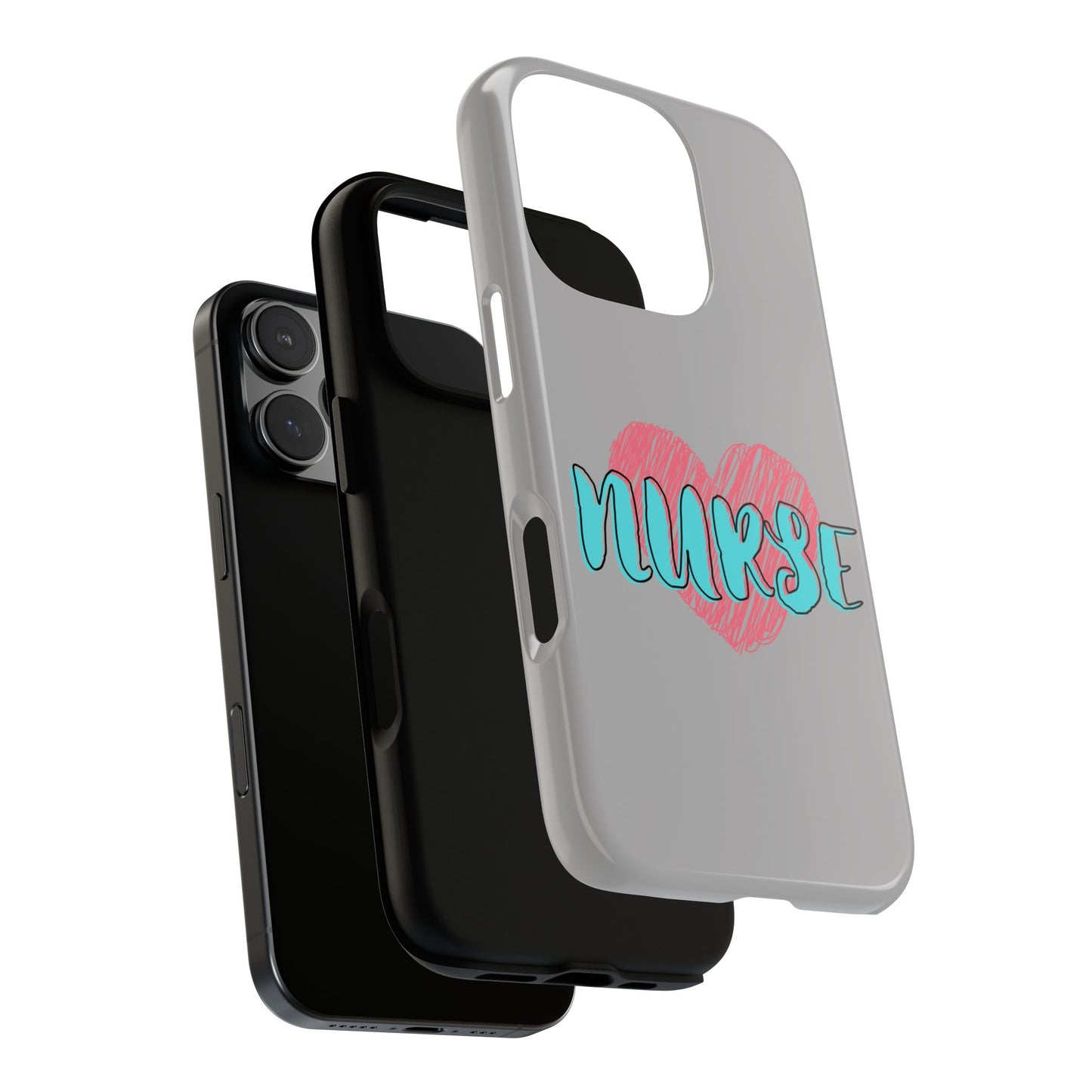 Nurse Heart Tough Phone Case — Cute Protective Phone Cover for Nurses