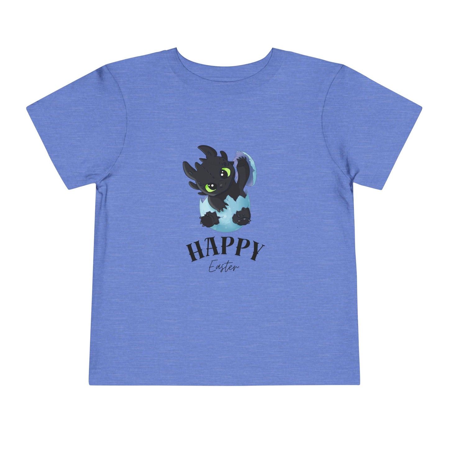 Toddler Tee — Cute Toothless 'Happy Easter' Kids Shirt