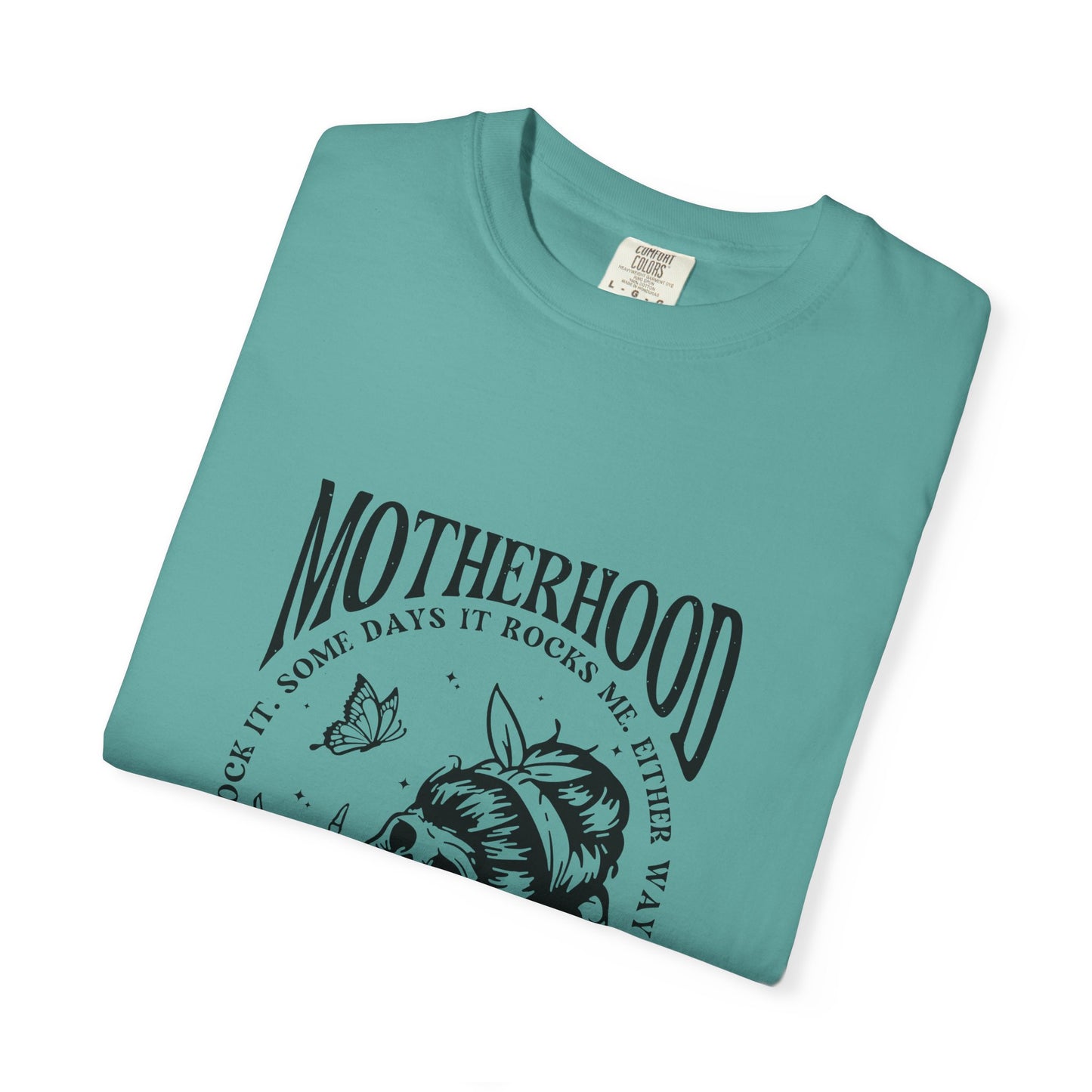 Motherhood Skull T‑Shirt — Vintage Mom Graphic Tee