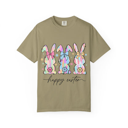 Happy Easter Unisex Garment-Dyed T-shirt