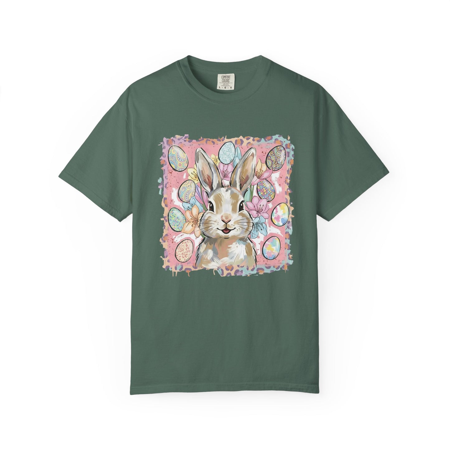 Easter Bunny Watercolor T-Shirt — Pastel Egg Spring Tee
