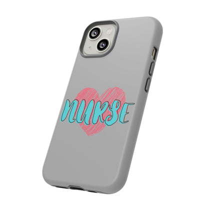 Nurse Heart Tough Phone Case — Cute Protective Phone Cover for Nurses
