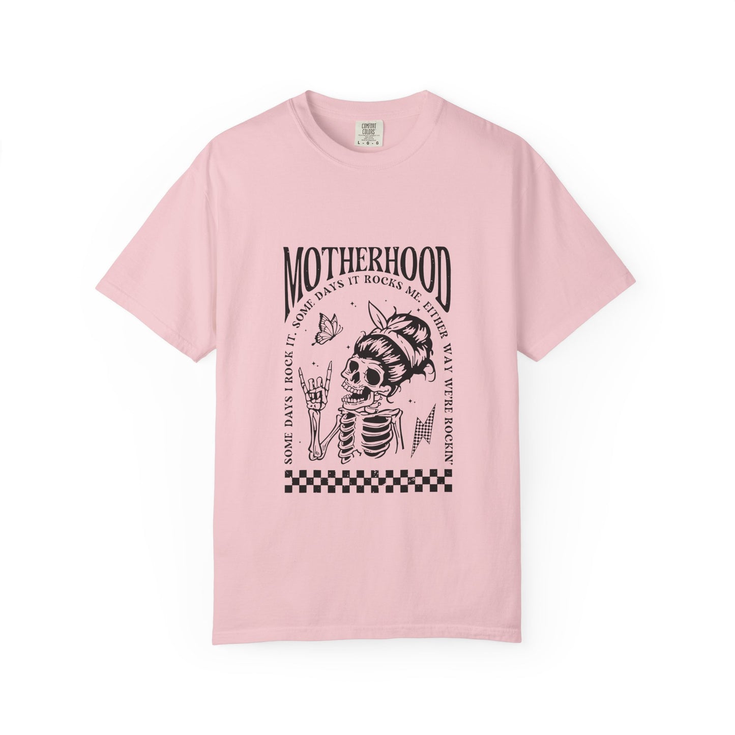 Motherhood Skull T‑Shirt — Vintage Mom Graphic Tee