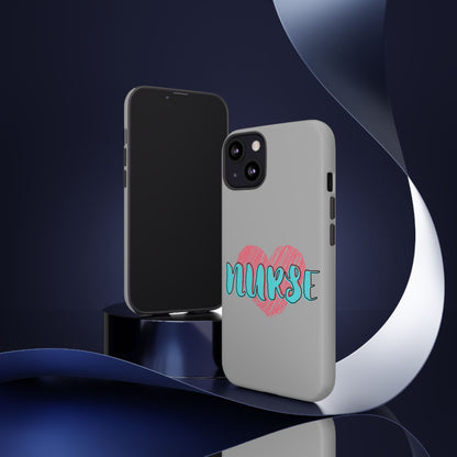 Nurse Heart Tough Phone Case — Cute Protective Phone Cover for Nurses