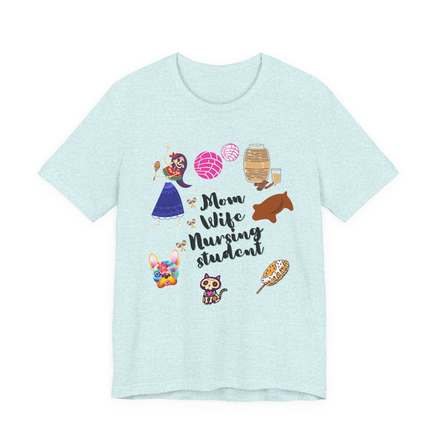 Mom Wife Nursing Student T‑Shirt — Nursing Student Gift Tee