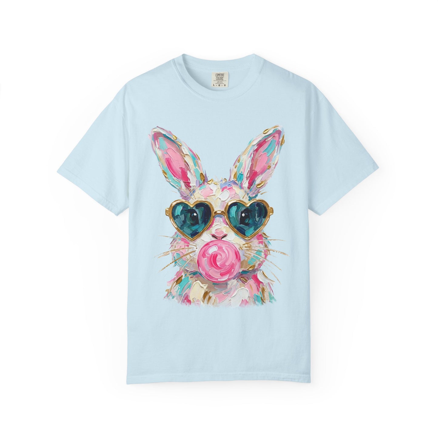 Bunny with Heart Sunglasses Graphic T-Shirt