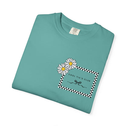 Daisy Checkerboard T-Shirt – "Cool Tia's Club" Graphic Tee