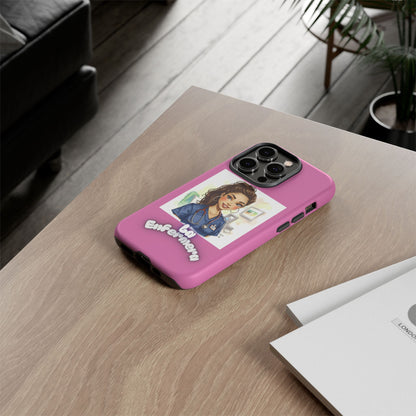 Nurse La Enfermera Tough Phone Case — Protective Pink Phone Cover